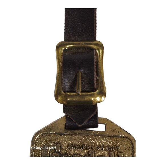 Vintage Bronze Watch Fob Warner & Swasey Gradall  Cleveland Ohio Heavy Machinery - Picture 11 of 11